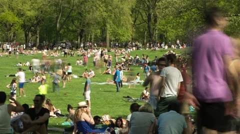 Timelapse central park Video stock 54193546