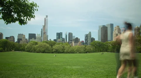 Timelapse central park Video stock 54193598