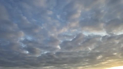 Timelapse of a changing cloudscape. Background with clouds Stock Footage 303049754