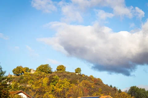 Timelapse Chateaux d'Aspremont Stock Footage 142702774