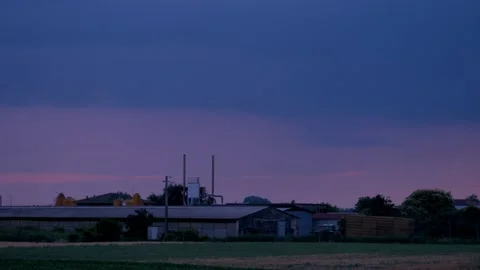 Timelapse of a Chicken Farm Stock Footage 157288224