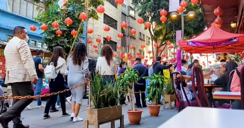 Timelapse in Chinatown Stock Footage 217391845