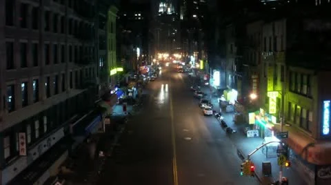 Timelapse Chinatown traffic 스톡 동영상 11588642