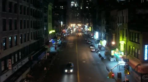 Timelapse Chinatown traffic 動画素材 11607848