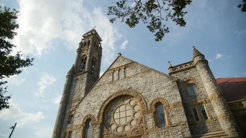 Timelapse of Church Stock Footage 134411495