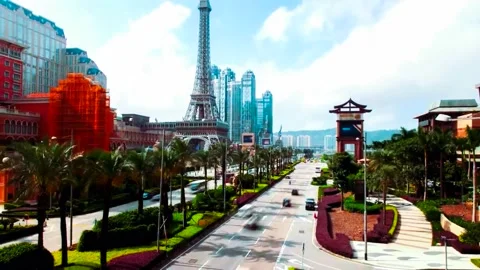 Timelapse of city, Eiffel tower Stock-Footage 239506309