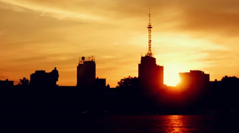 Timelapse city Stock Footage 39932275