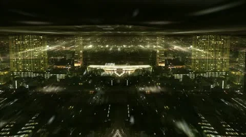 Timelapse city special effects 動画素材 11589518