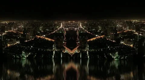 Timelapse city special effects Vídeo Stock 11608722