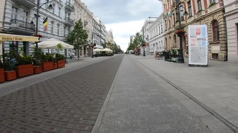Timelapse in the city street Stock Footage 168946792