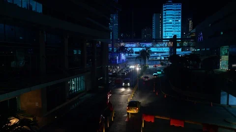 Timelapse of city streets Stock Footage 124862646