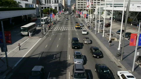 Timelapse City Traffic Stock Footage 341786