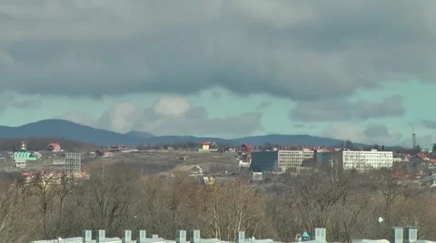 Timelapse of a cityscape Stock Footage 47645449