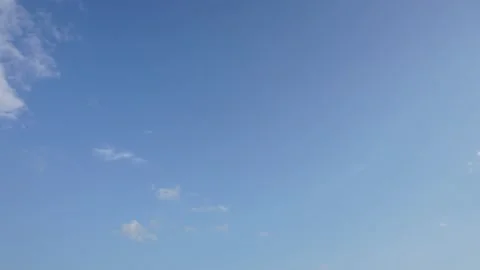 Timelapse of Clear Blue Sky Видео 235960565