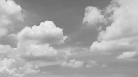 Timelapse clear sky with beautiful clouds moving, 4k Stock Footage 147337173