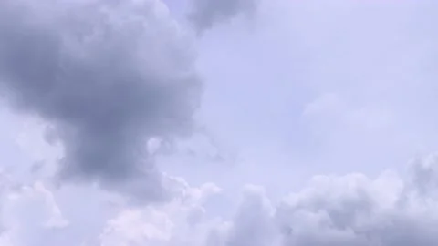 Timelapse clear sky with beautiful clouds moving, 4k Stock Footage 147339294