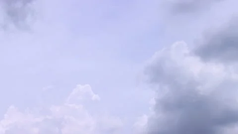 Timelapse clear sky with beautiful clouds moving, 4k Stock Footage 147339302