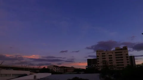 Timelapse clear sky with beautiful clouds moving, 4k Stock Footage 147341708