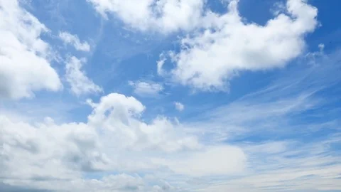 Timelapse of the clear sky Stock-Footage 80509621