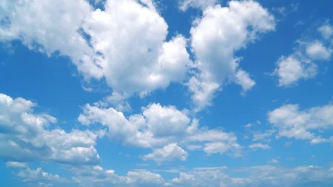 Timelapse of the clear sky Stock Footage 81114730