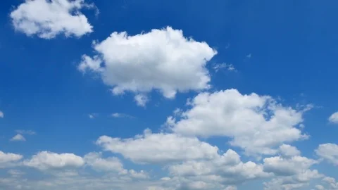 Timelapse of the clear sky Stock Footage 84809046