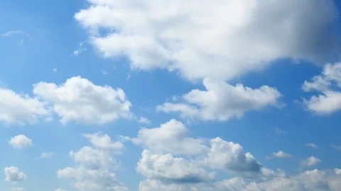 Timelapse of the clear sky Stock Footage 84848149