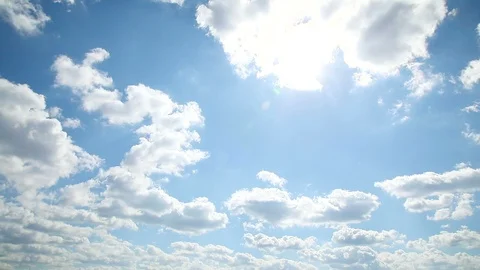 Timelapse of the clear sky Stock Footage 88846054