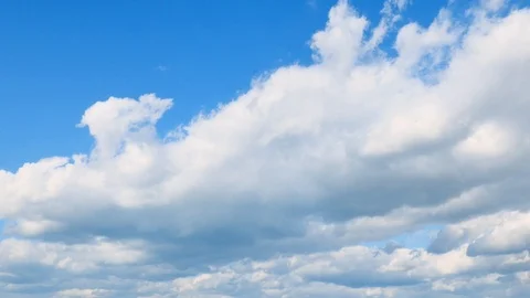 Timelapse of the clear sky Stock Footage 89460874