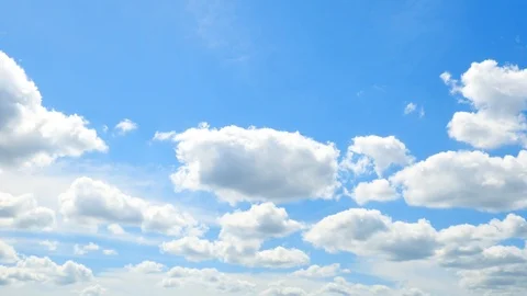 Timelapse of the clear sky Stock Footage 89650706