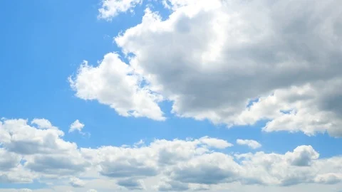 Timelapse of the clear sky Stock Footage 89650755