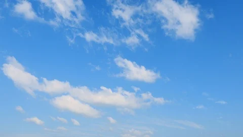 Timelapse of the clear sky Stock Footage 91411785