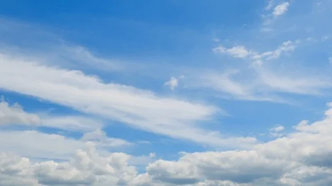 Timelapse of the clear sky Video stock 92305389