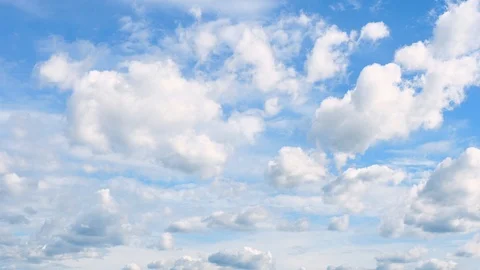 Timelapse of the clear sky Video stock 93836754