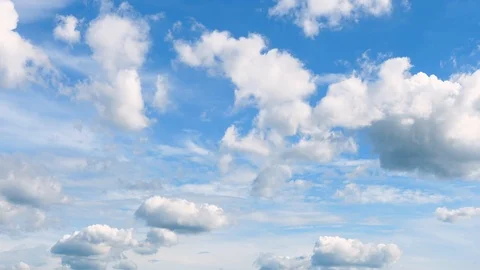 Timelapse of the clear sky Stock Footage 96013843