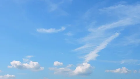 Timelapse of the clear sky Stock Footage 96013915