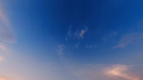 Timelapse of  clear sky Stock Footage 160277324