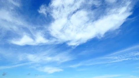 Timelapse of the clear sky Stock Footage 166791911