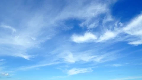 Timelapse of the clear sky Stock Footage 166791958