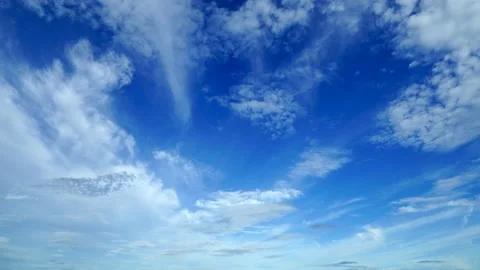 Timelapse of the clear sky Stock Footage 166844512