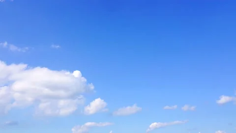 Timelapse of the clear sky Stock Footage 167990901