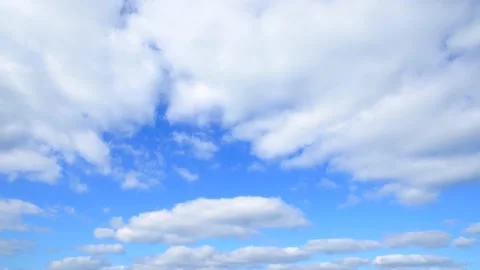 Timelapse of the clear sky Video stock 167991678