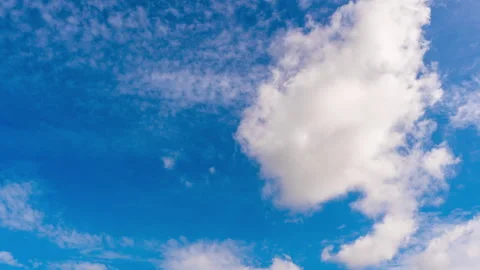 Timelapse of the clear sky Video stock 249175052