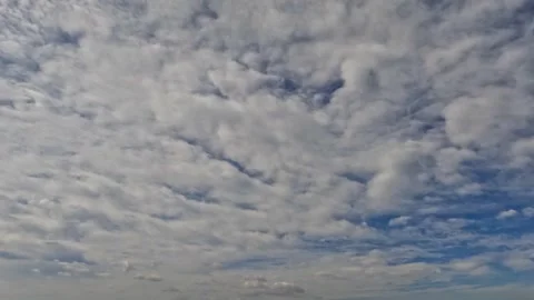 Timelapse clip of overcast - mysterious backdrop with clouds Stock Footage 310932237