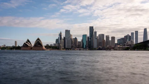 Timelapse clip from Sydney harbour Stock Footage 337891741
