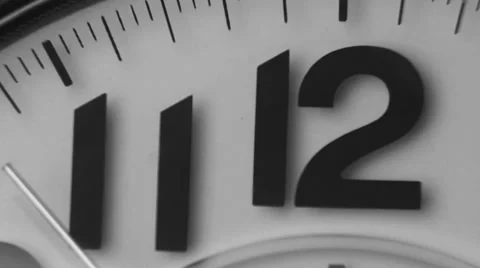 Timelapse of clock close up Stock Footage 48730308