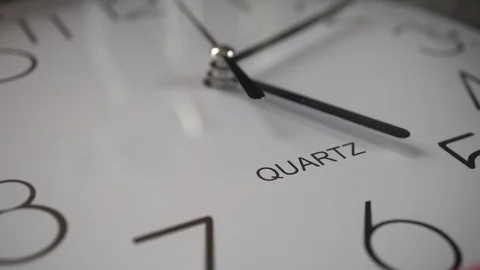 Timelapse of a Clock Going Backwards, Macro Video stock 102176384