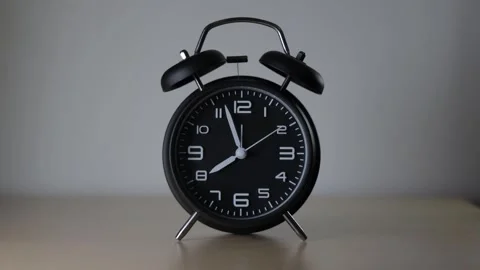 Timelapse of Clock with Moving Hour and Minute Hands Stock Footage 293507782