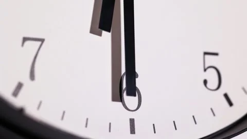 Timelapse of a clock showing the passage of time Stock Footage 304219149