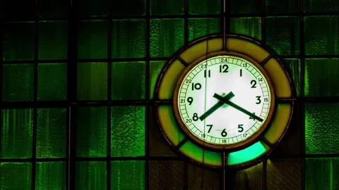 Timelapse of a clock - timelapse Stock Footage 70920871