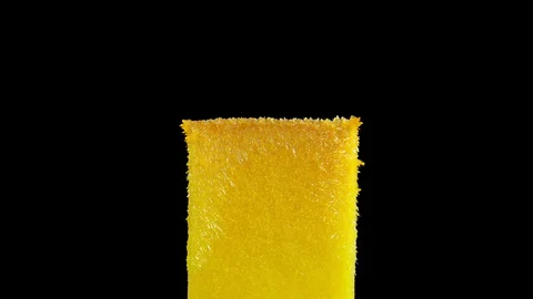 Timelapse close-up formation of salt crystals from a solution 動画素材 123236619